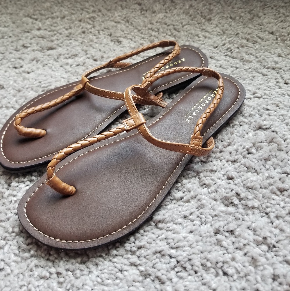 Tan sandals